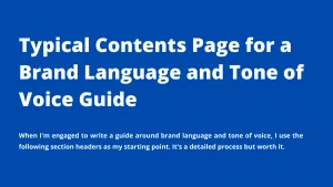 Brand Language Tov Guide