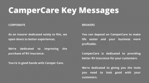 Campercare Key Messages